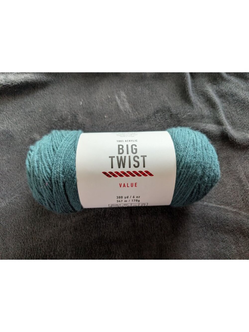 Big Twist Value Acrylic Yarn - Dark Teal‎